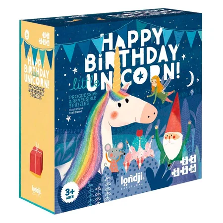 Londji puslespil, happy birthday unicorn