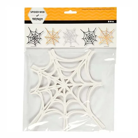 CC Hobby spindelvæv, hvid, 19x21 cm