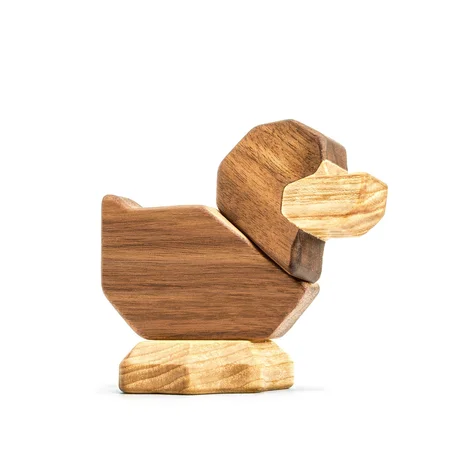 Fablewood træfigur m.magneter, Den lille ælling