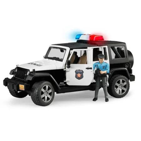 Bruder jeep Wrangler unlimited Rubicon politivogn og politimand