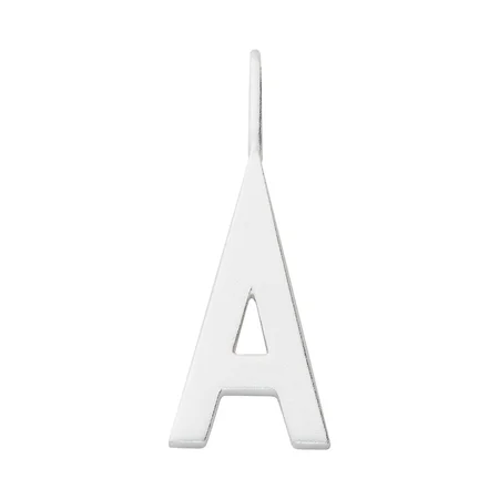 Design Letters smykke, 16 mm sterling sølv bogstav A-Z