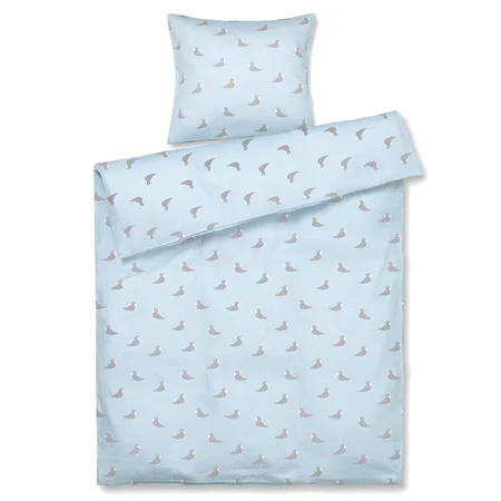 Kay Bojesen junor sengetøj, sangfugl - blå