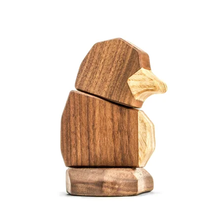 Fablewood træfigur m.magneter, Den lille pingvinunge