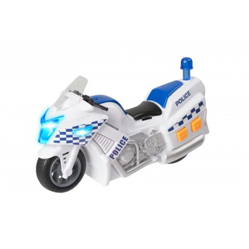 Teamsterz Politimotorcykel med lys og lyd