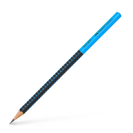 Faber-Castell grip blyant, black/blue