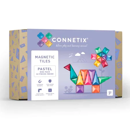 Connetix pastel byggemagneter - 32 dele
