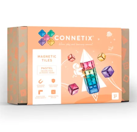 Connetix byggemagneter pastel, Expansion Pack - 40 dele