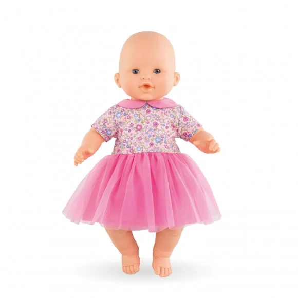 Corolle dukketøj, mon grand pink kjole med tyl - 36 cm