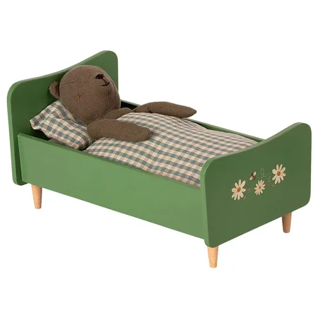 Maileg seng til Teddy Dad, dusty green