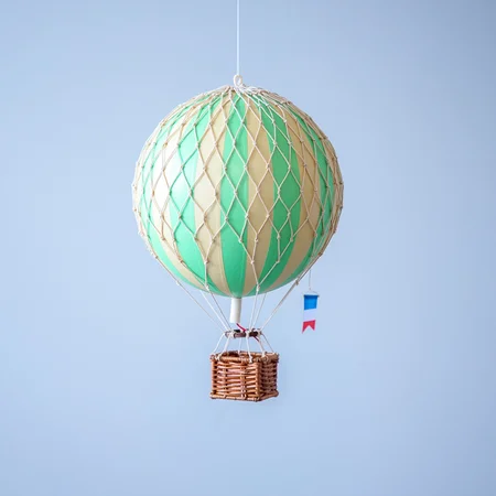 Authentic Models luftballon 18 cm - grøn