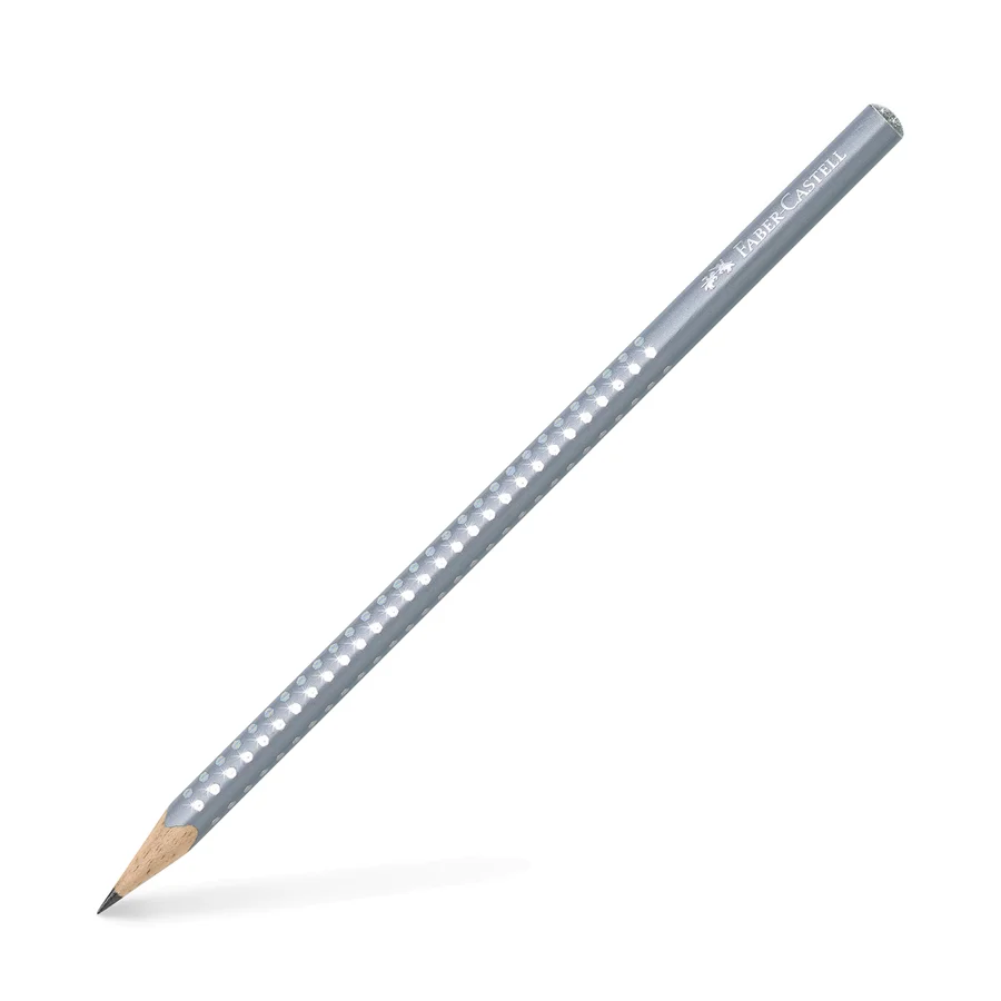 Faber Castell blyant sparkle m.glimmer, lys grå