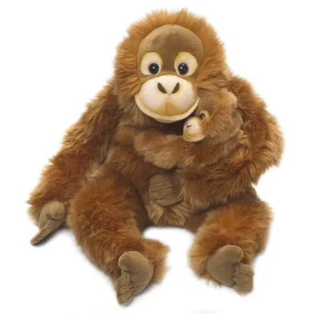 WWF Orangutang mor med unge, 25 cm