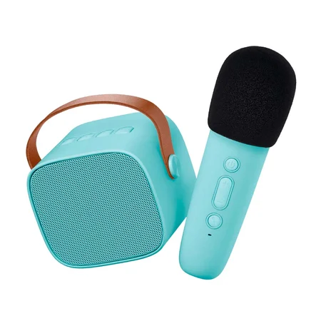 Lalarma trådløs højtaler med trådløs mikrofon, blå