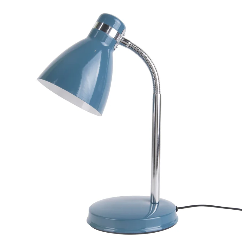 Leitmotiv metal bordlampe, Study - blue