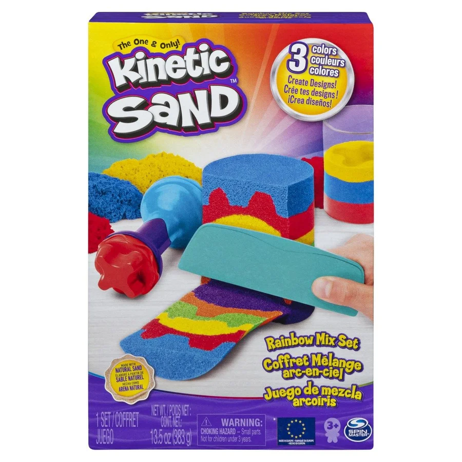 Kinetic Sand, Rainbow Mix sæt