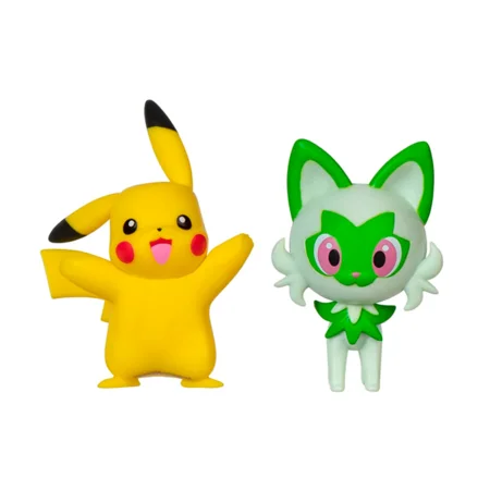Pokemon battle figurer, Pikachu og Sprigatito