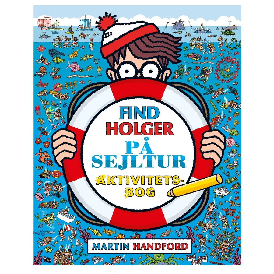 Find Holger - På sejltur, aktivitetsbog