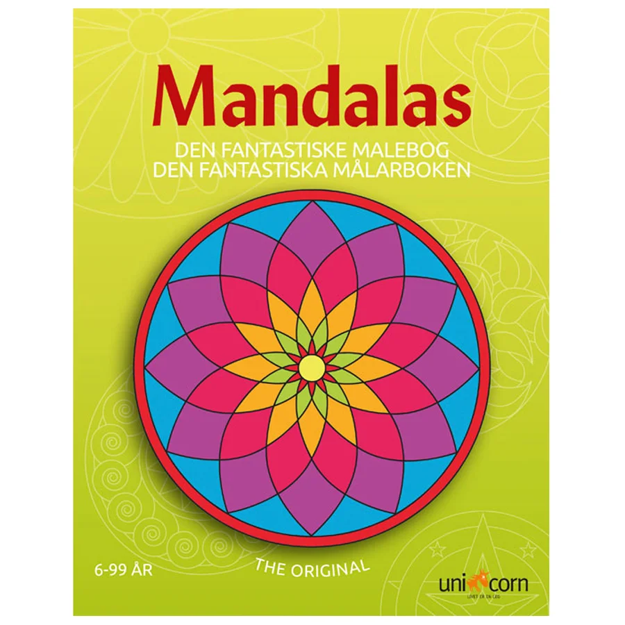 Mandalas- Den fantastiske malebog fra 6 år