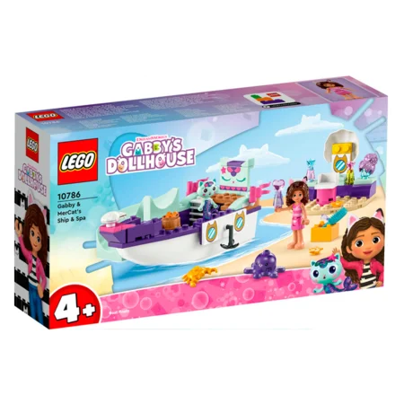 LEGO® GABBY´S DOLLHOUSE, Gabby og Havkats skib og spa