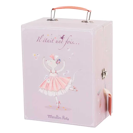 Moulin Roty ballerina mus i kuffert