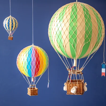 Authentic Models luftballon 18 cm - regnbue