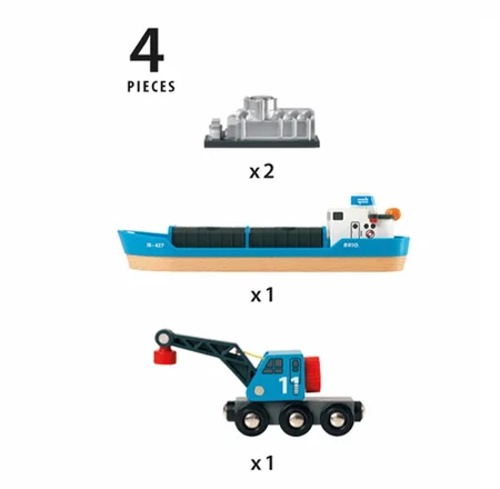 BRIO containerskib og kran