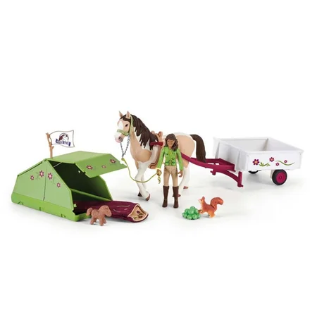 Schleich Sarah´s camping med hest