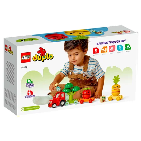 LEGO® DUPLO Traktor med frugt og grøntsager