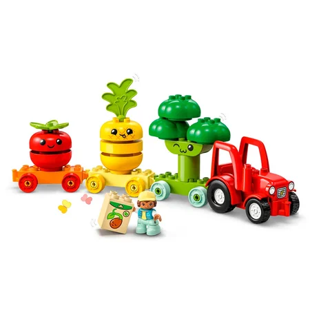 LEGO® DUPLO Traktor med frugt og grøntsager