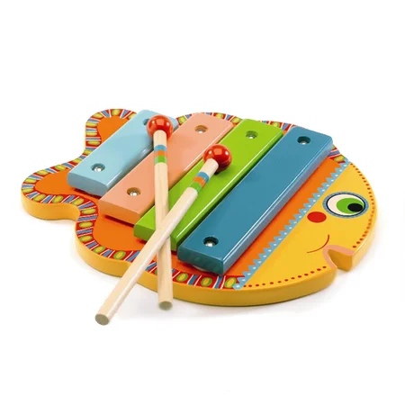 Djeco musikinstrument, fiske xylofon i træ