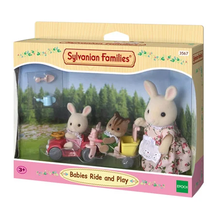 Sylvanian Families, kaninmor og 2 babyer