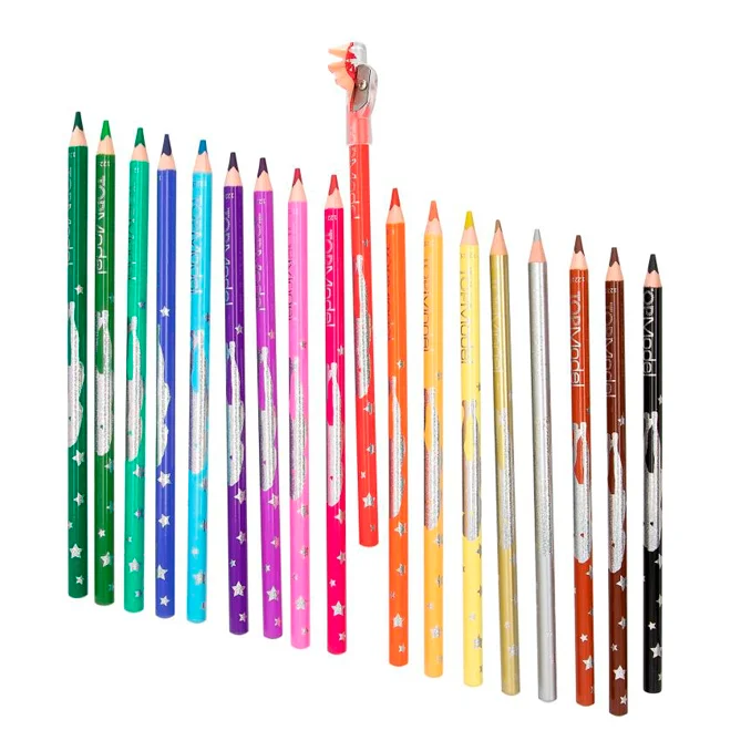 TOPModel farveblyanter 18 stk inkl. blyantspidser