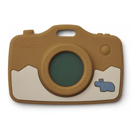 Liewood kamera bidelegetøj, Safari/golden caramel