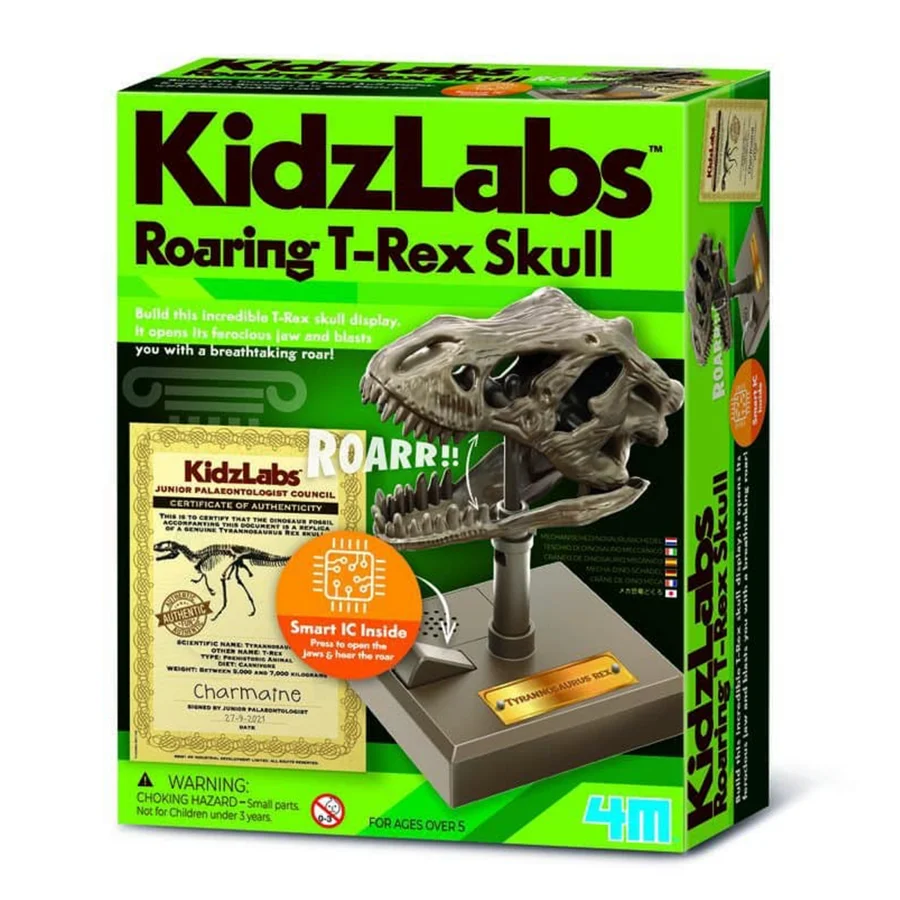 4M KidzLabs, Roaring T-Rex skull