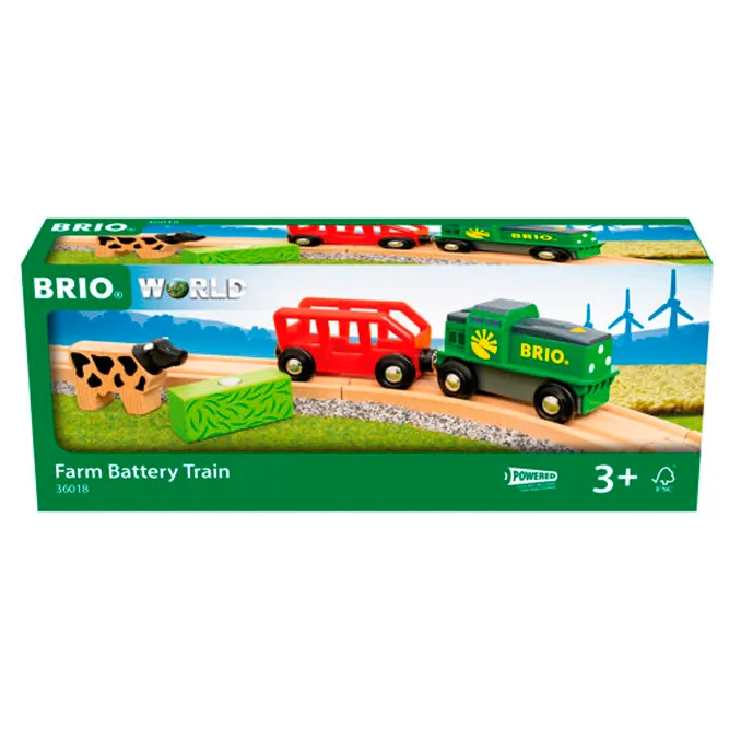 BRIO batteridrevet bondegårdstog