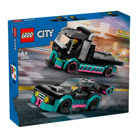 LEGO® CITY, Racerbil og biltransporter