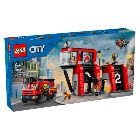 LEGO® CITY, Brandstation med brandbil