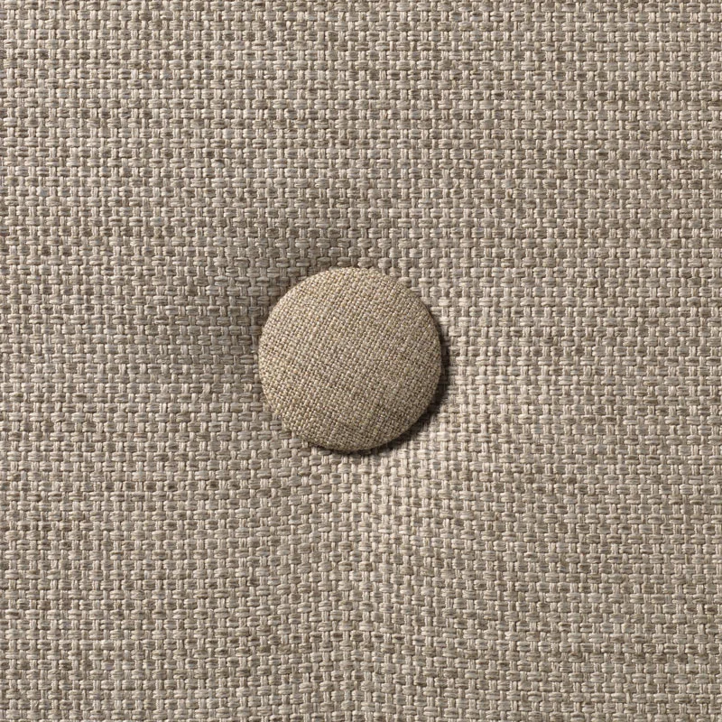 by KlipKlap 3-fold madras, 180 cm sand med sand knapper