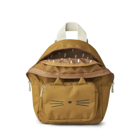 Liewood mini rygsæk, cat golden caramel