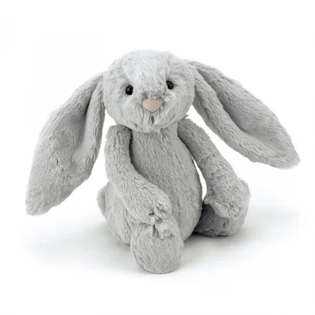 Jellycat bamse, Bashful kanin silver - 31 cm