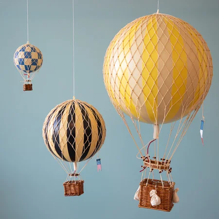 Authentic Models luftballon 18 cm - sort