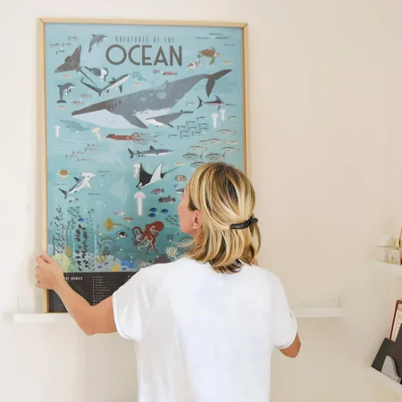 Poppik klistermærke plakat, Oceans