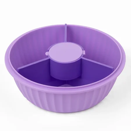 Yumbox poke bowl madkasse med skillevæg, maui purple
