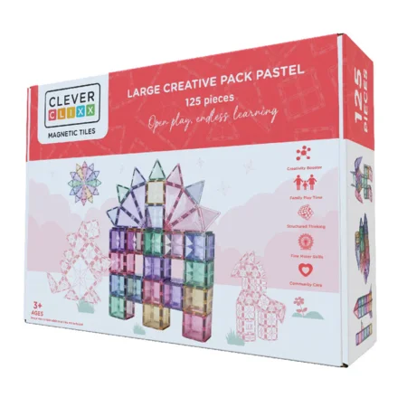 Cleverclixx Creative pakke, 125 dele, pastel