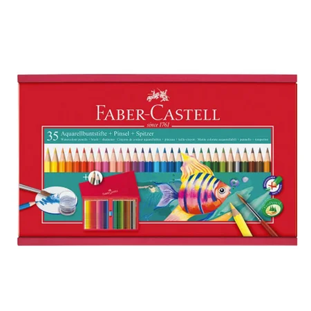 Faber-Castell Farveblyantakvarel35+pensel/spids