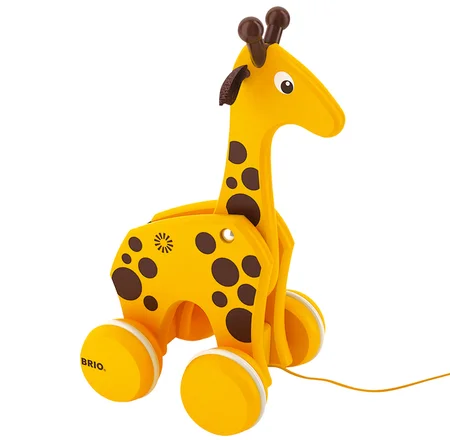BRIO giraf træk-dyr