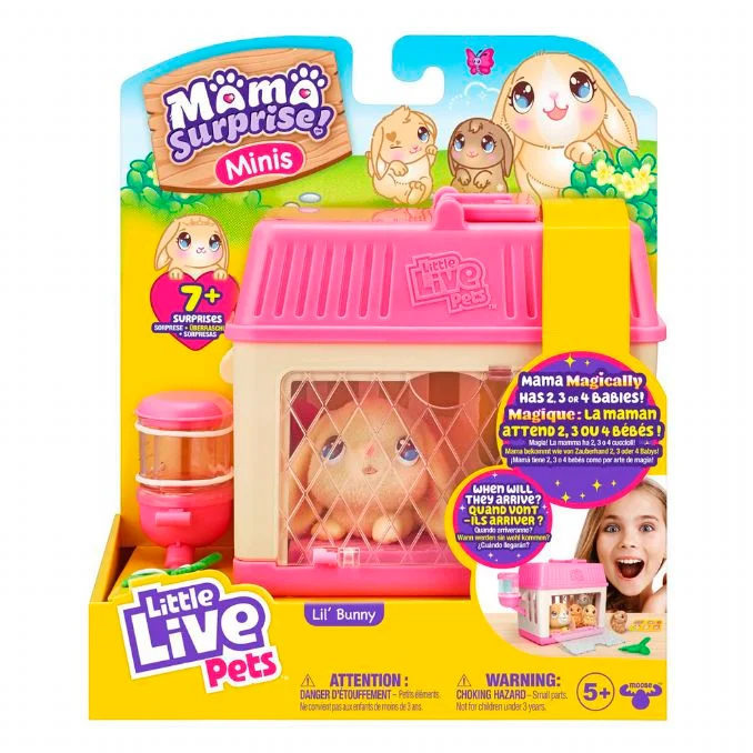 Little live pets, Mama surprise minis, pink