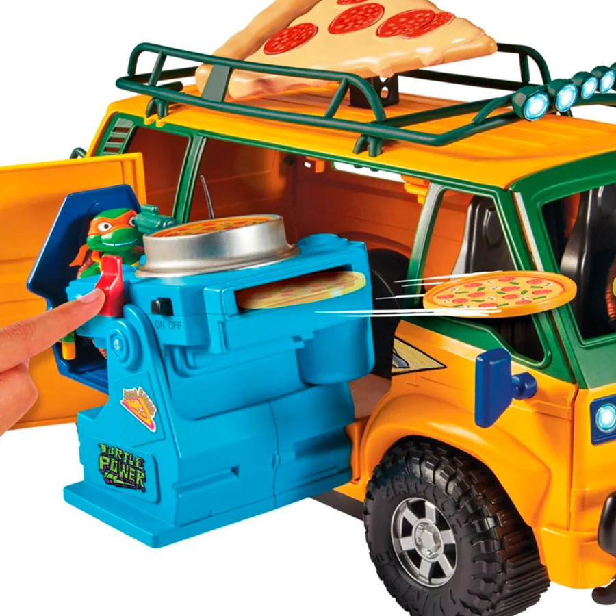 Ninja turtles mutant mayhem pizza varevogn