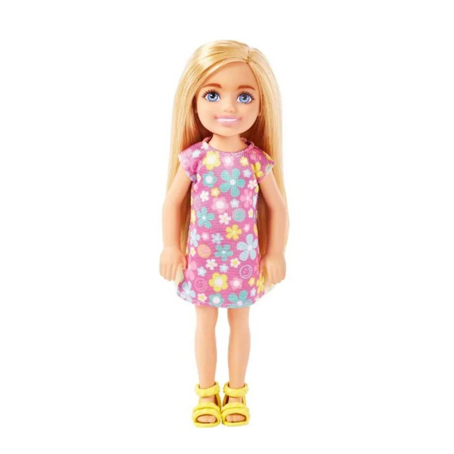 Barbie Chelsea dukke med blomstret kjole
