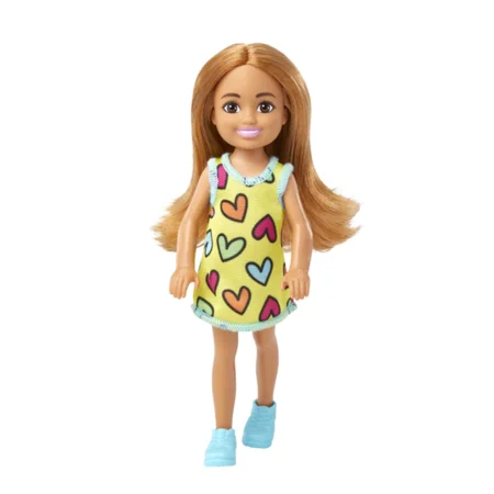 Barbie Chelsea dukke, kjole med hjerter